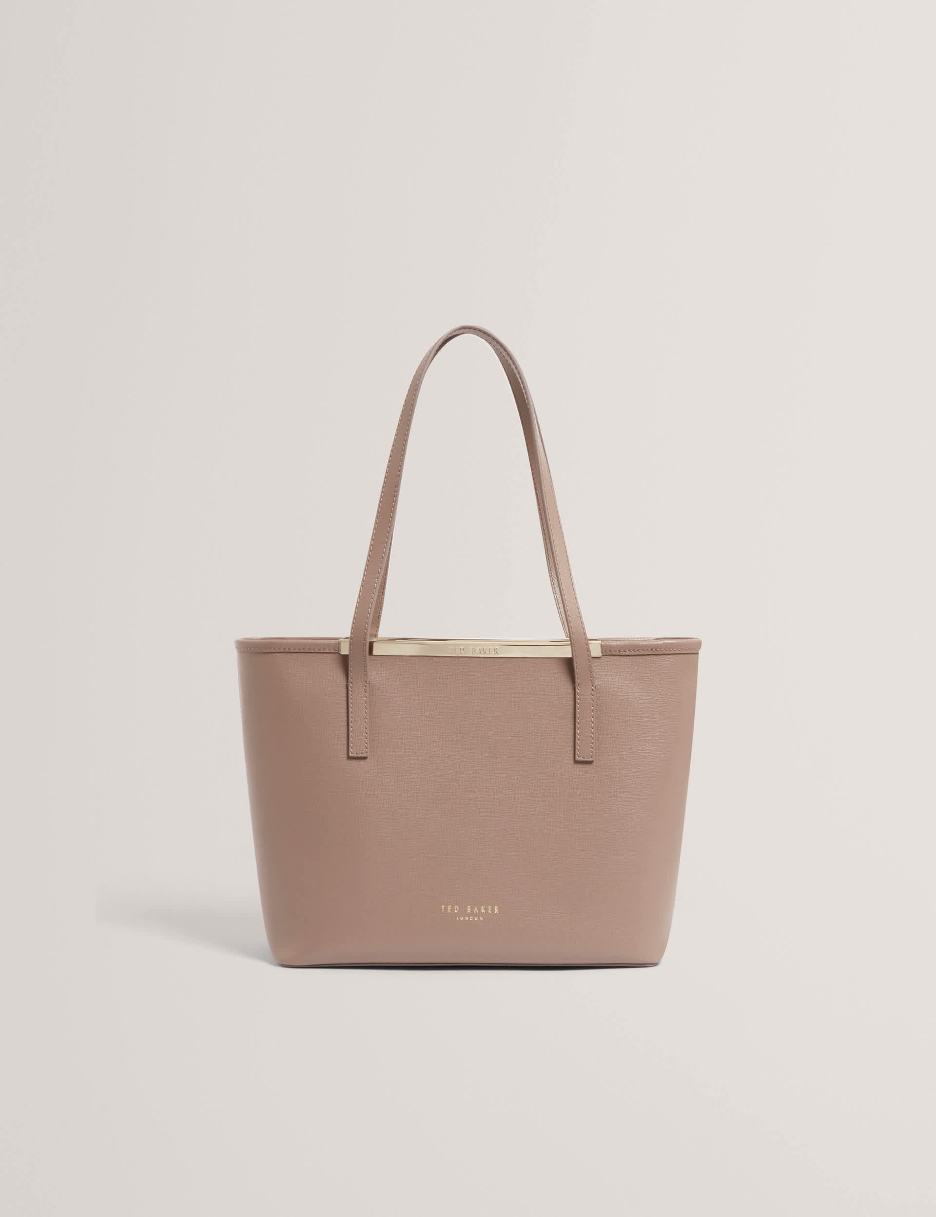 Ted Baker leather shoulder shopper bag (British brand)