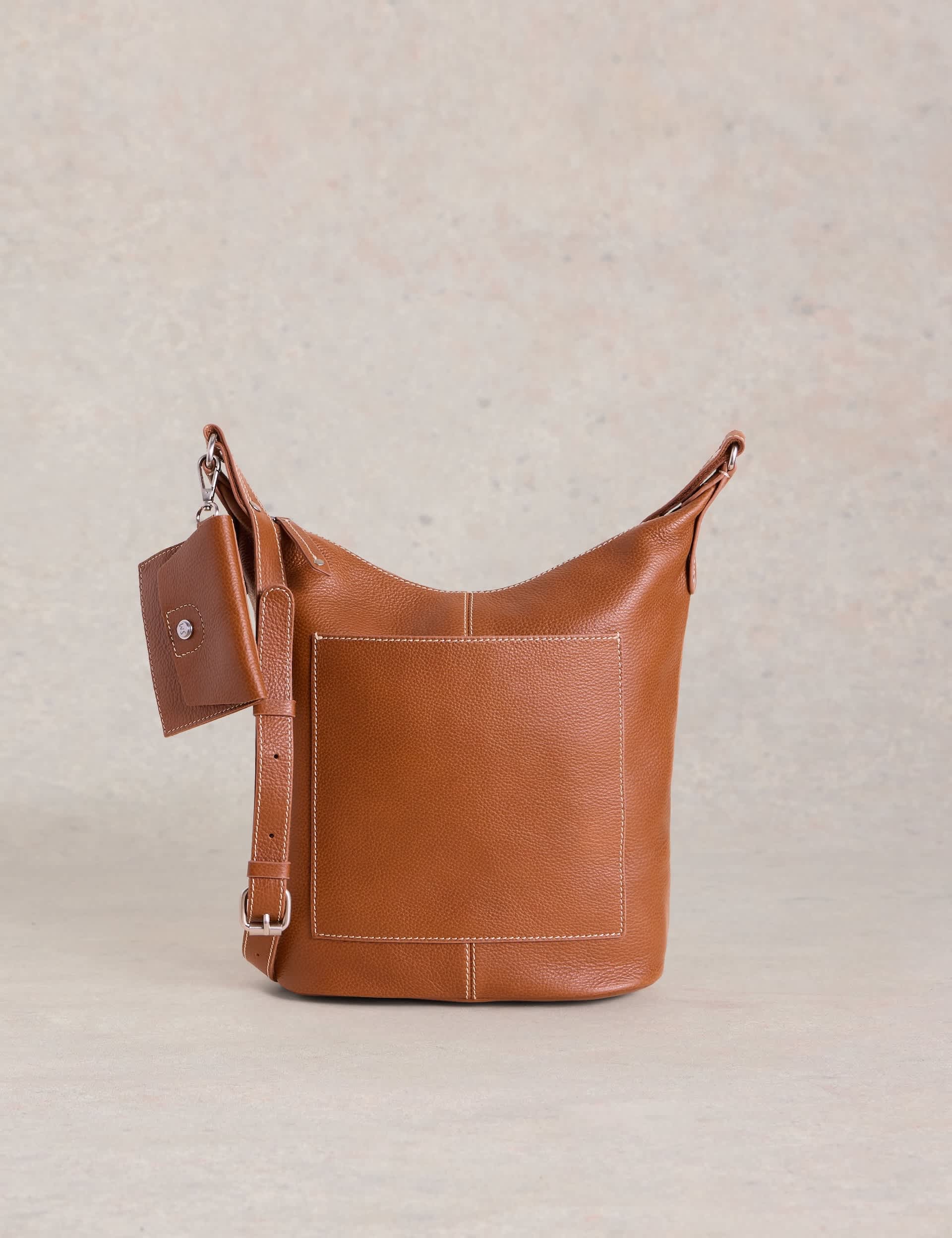 White Stuff leather cross body bag, imported from the UK