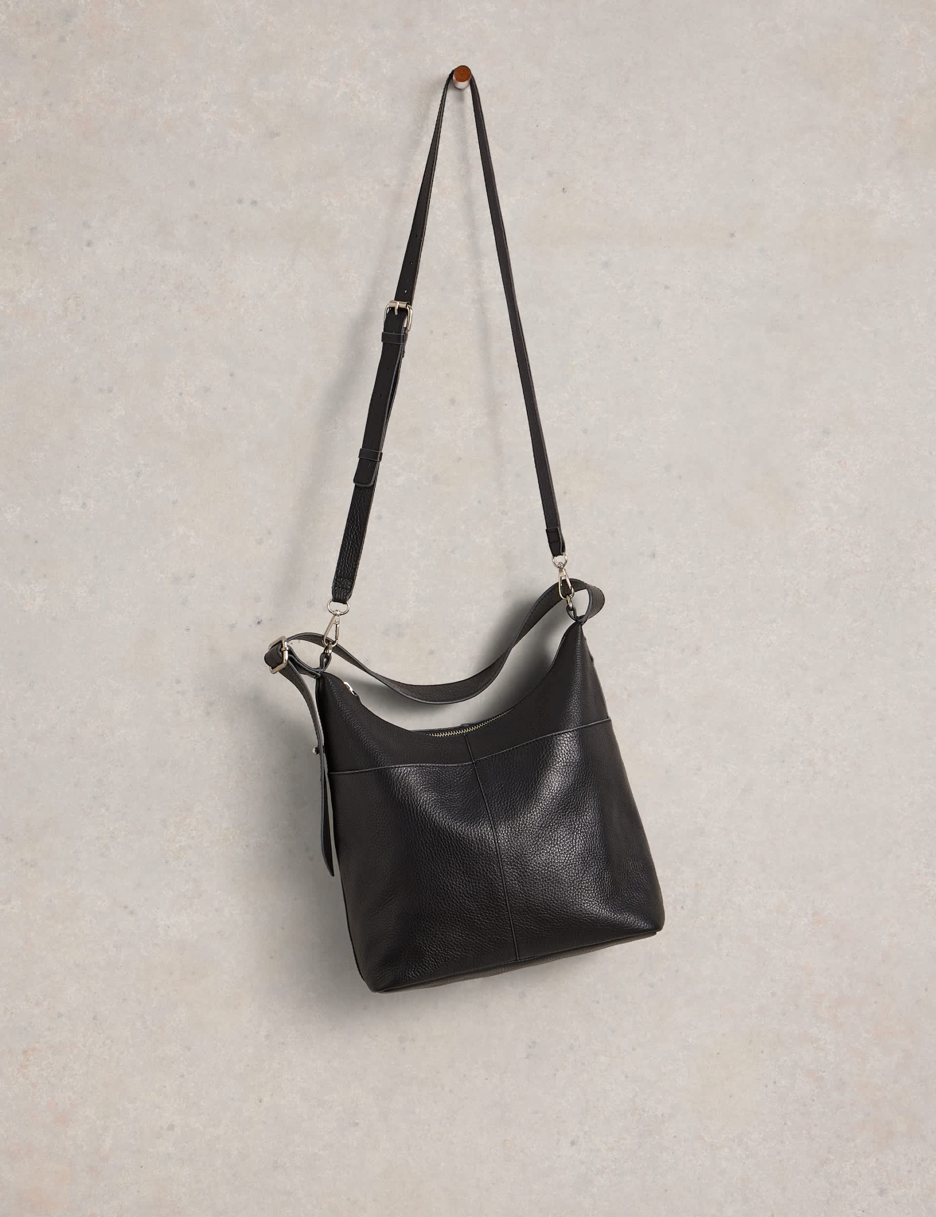 White Stuff leather cross body bag, imported from the UK