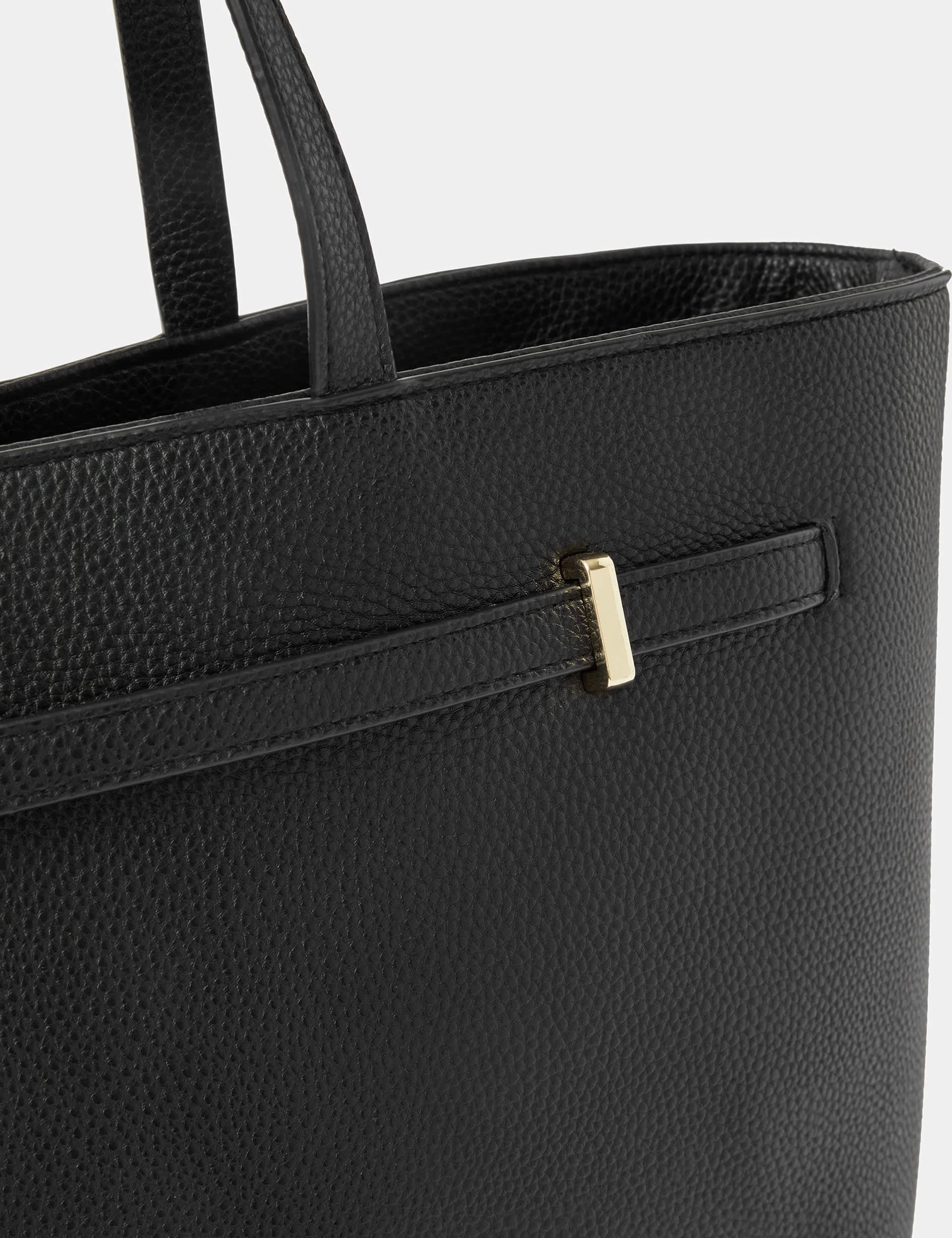Accessorize faux leather laptop tote bag - British product