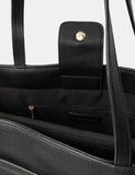 Accessorize Faux Leather Laptop Tote Bag