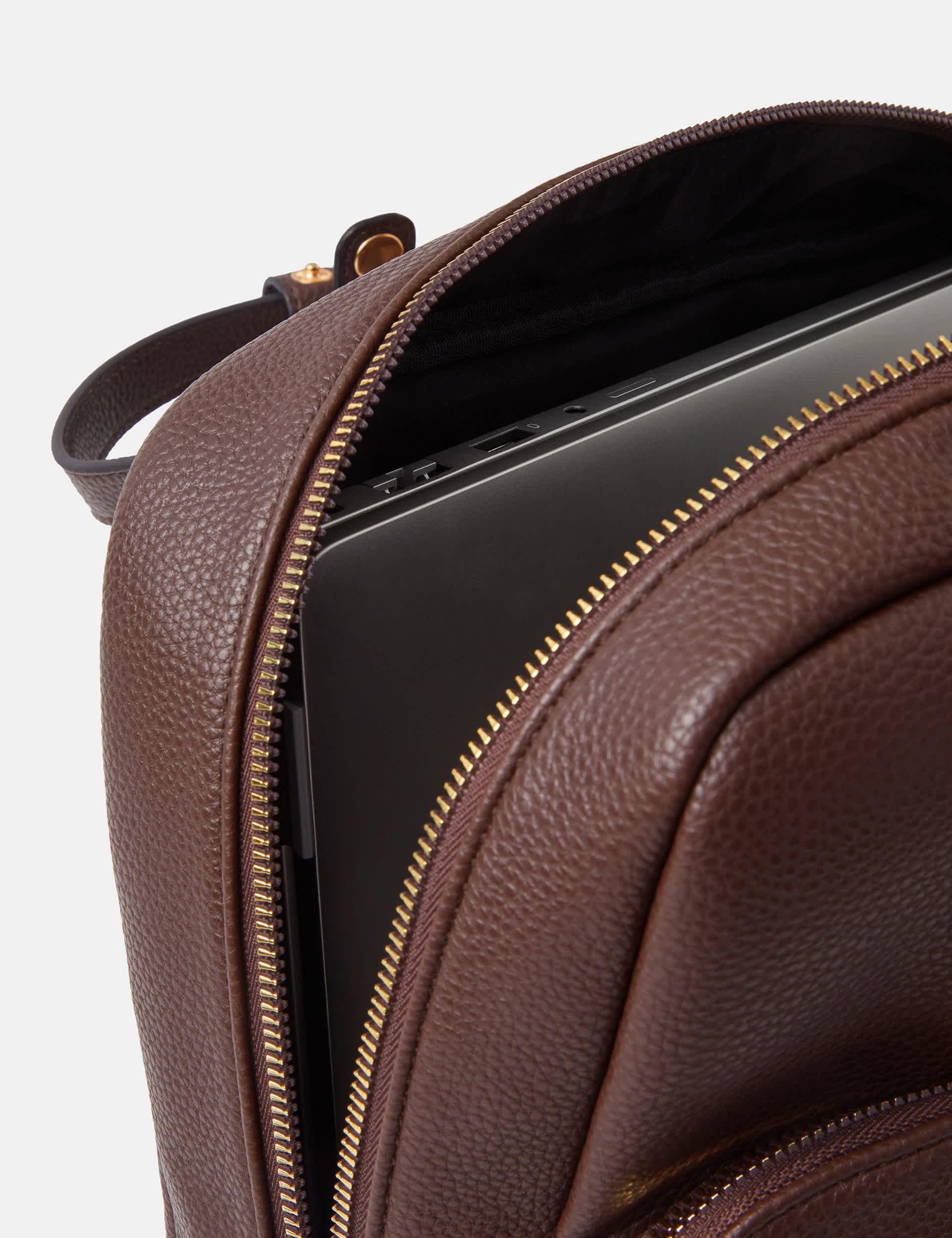 Accessorize Lola backpack faux leather with adjustable straps - British product
