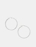 Accessorize silver hoop earrings 5cm (British brand)
