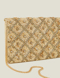 Accessorize beaded sequin chain strap clutch bag - British product