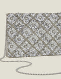 Beaded Sequin Chain Strap Clutch Bag