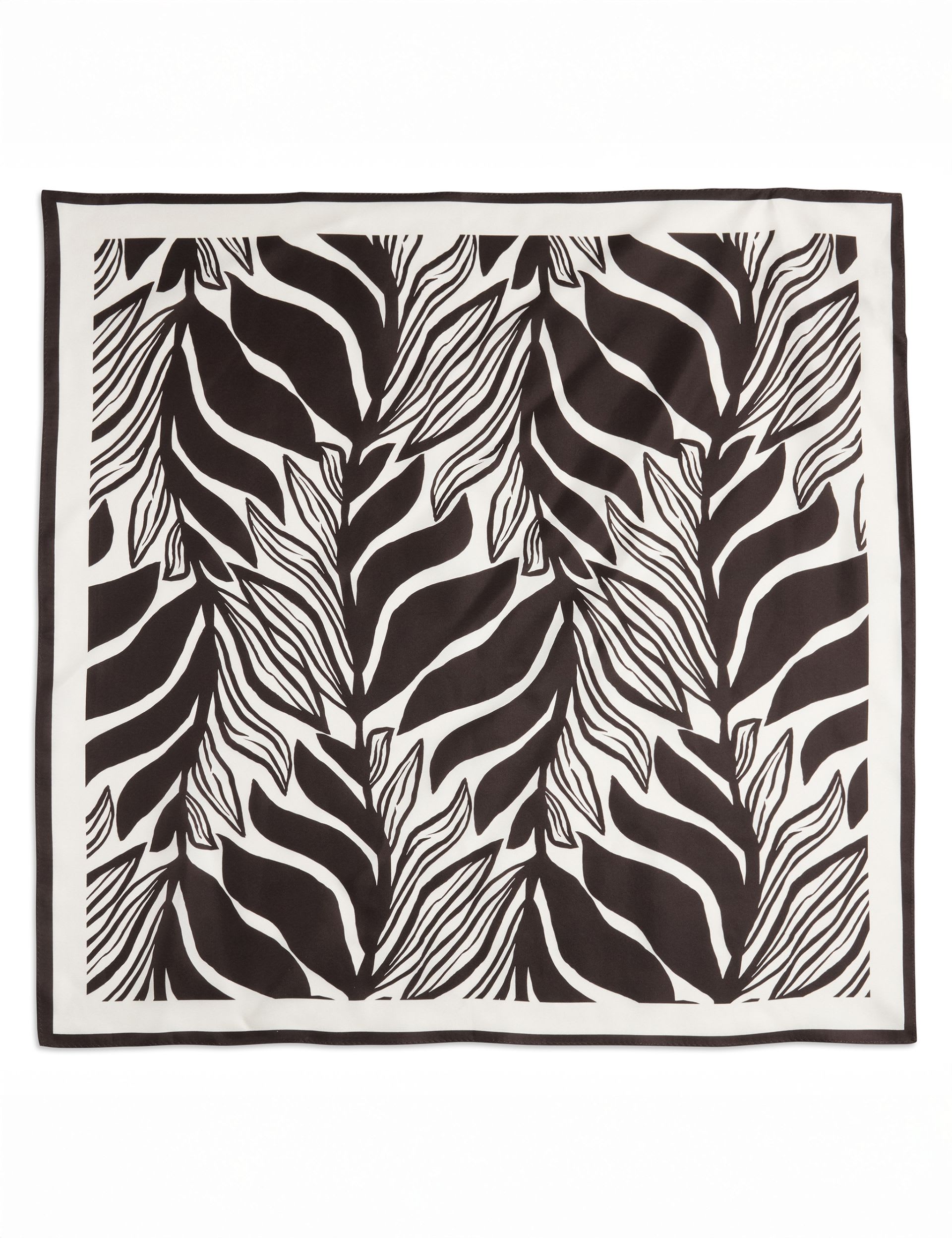Albaray pure silk mono print square scarf, imported from the UK