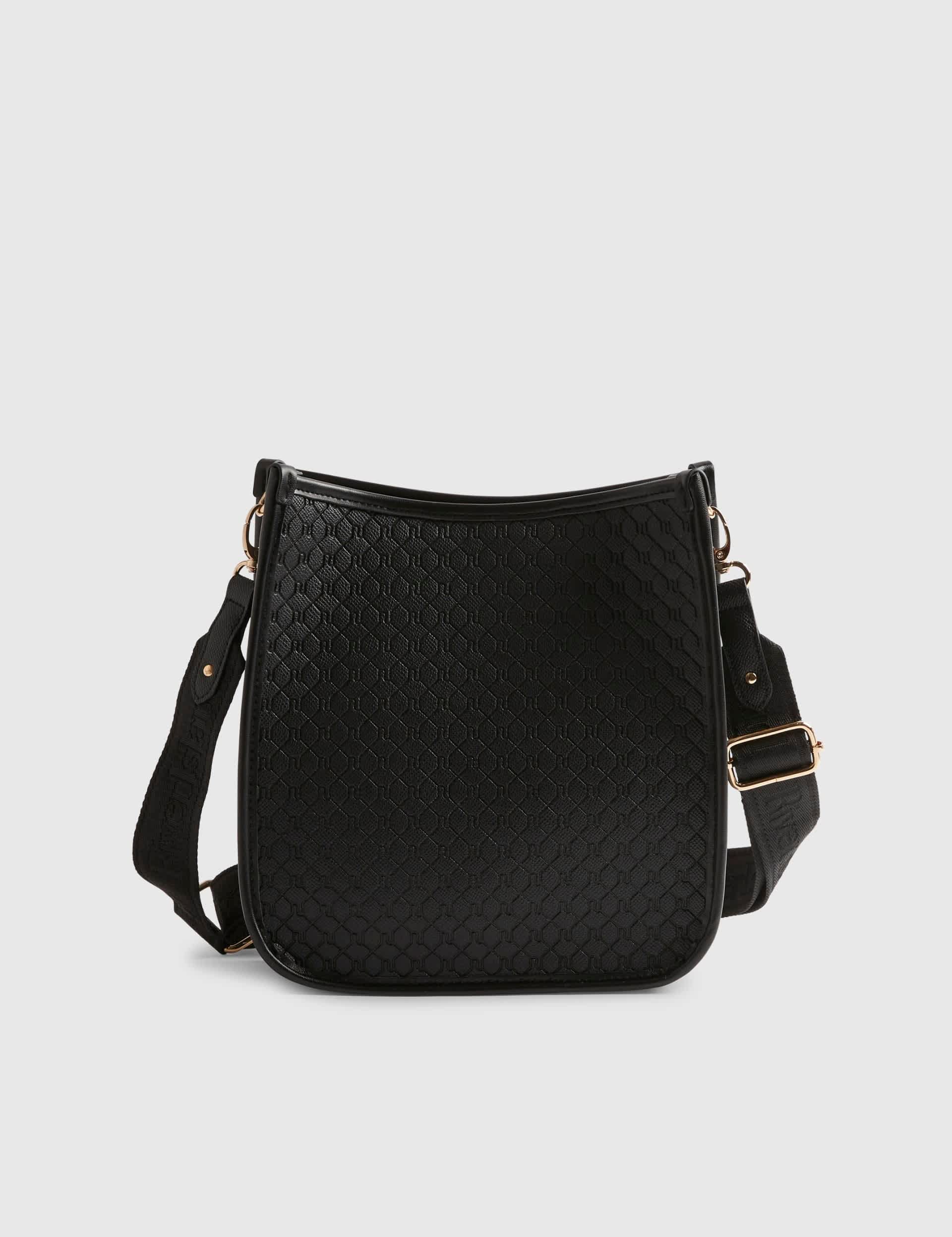River Island faux leather embossed messenger bag, imported from the UK