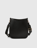River Island faux leather embossed messenger bag, imported from the UK