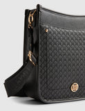 River Island faux leather embossed messenger bag, imported from the UK
