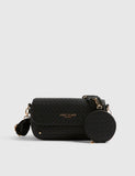River Island cross body bag monogram print, imported from the UK