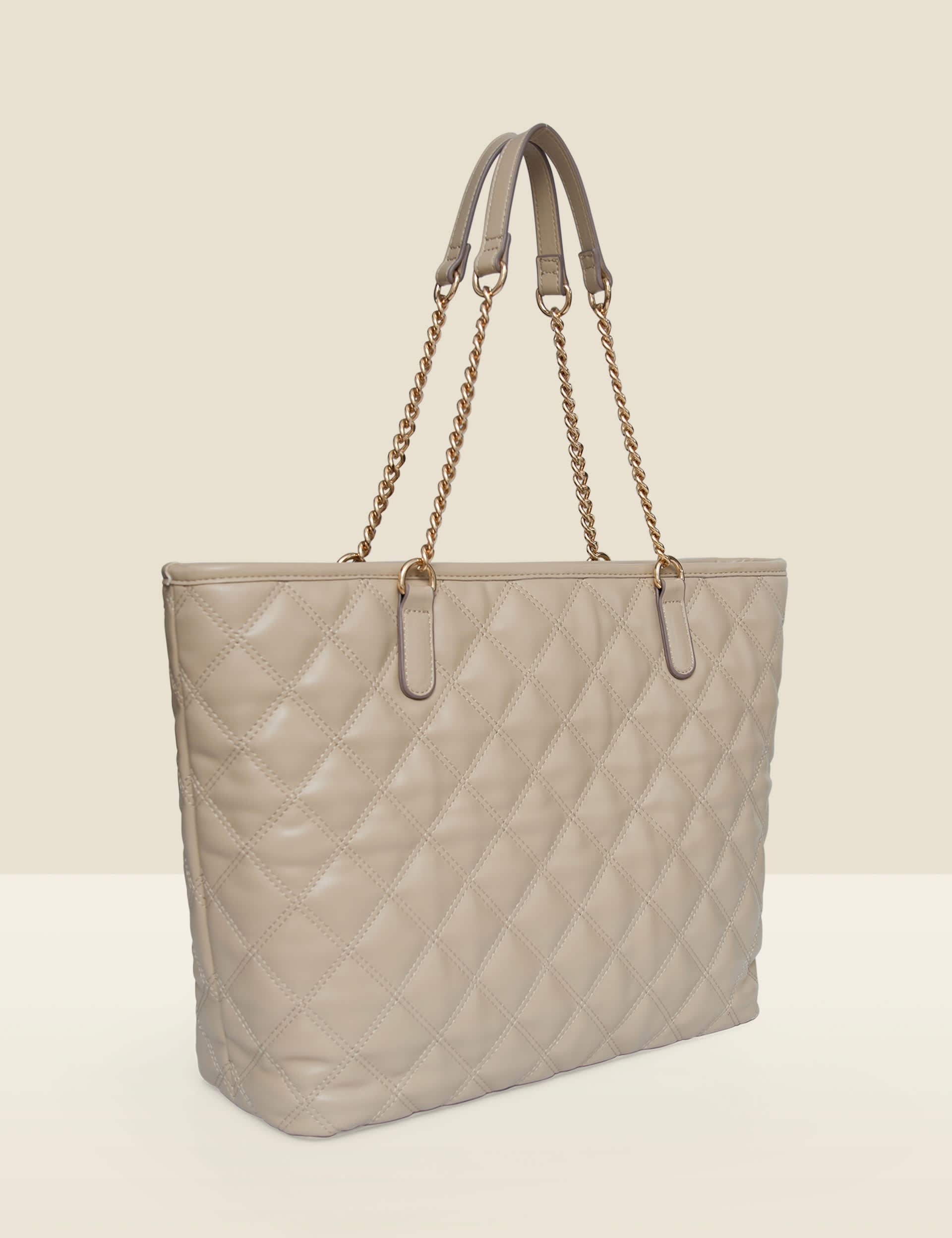 Sosandar quilted chain strap tote bag, UK version