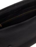 Whistles leather textured flap cross body bag, imported from the UK