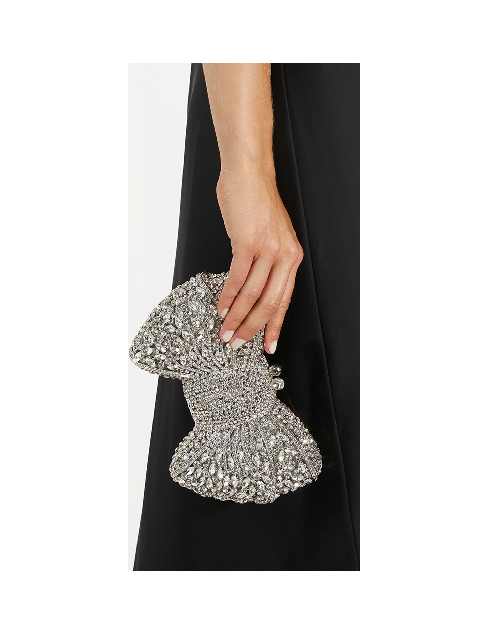 Dune London diamante bow mini clutch bag, UK version