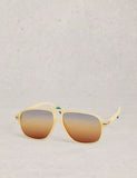 White Stuff aviator sunglasses gradient lenses (British brand)