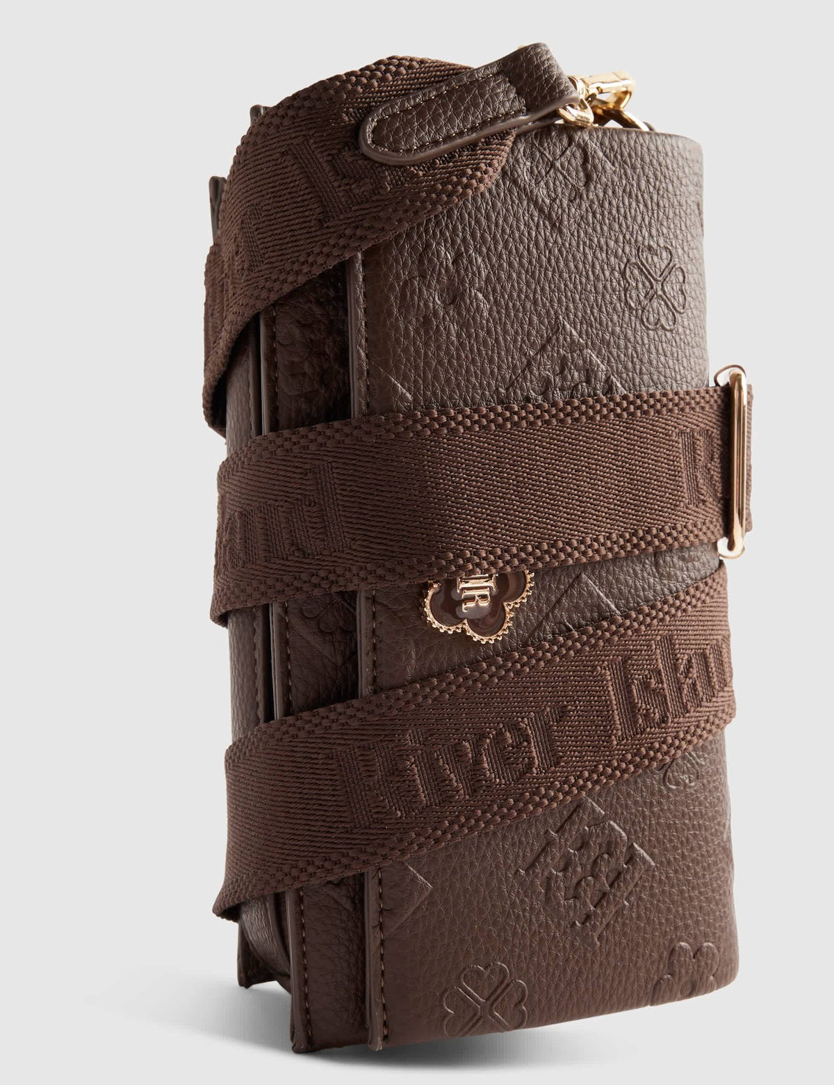 River Island embossed cross body bag chain strap, UK version