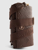 River Island embossed cross body bag chain strap, UK version