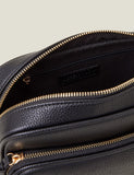 Accessorize faux leather double zip cross body camera bag - British product