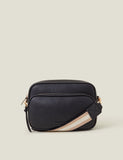 Accessorize faux leather double zip cross body camera bag - British product