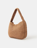Accessorize raffia flower shoulder bag, imported from the UK