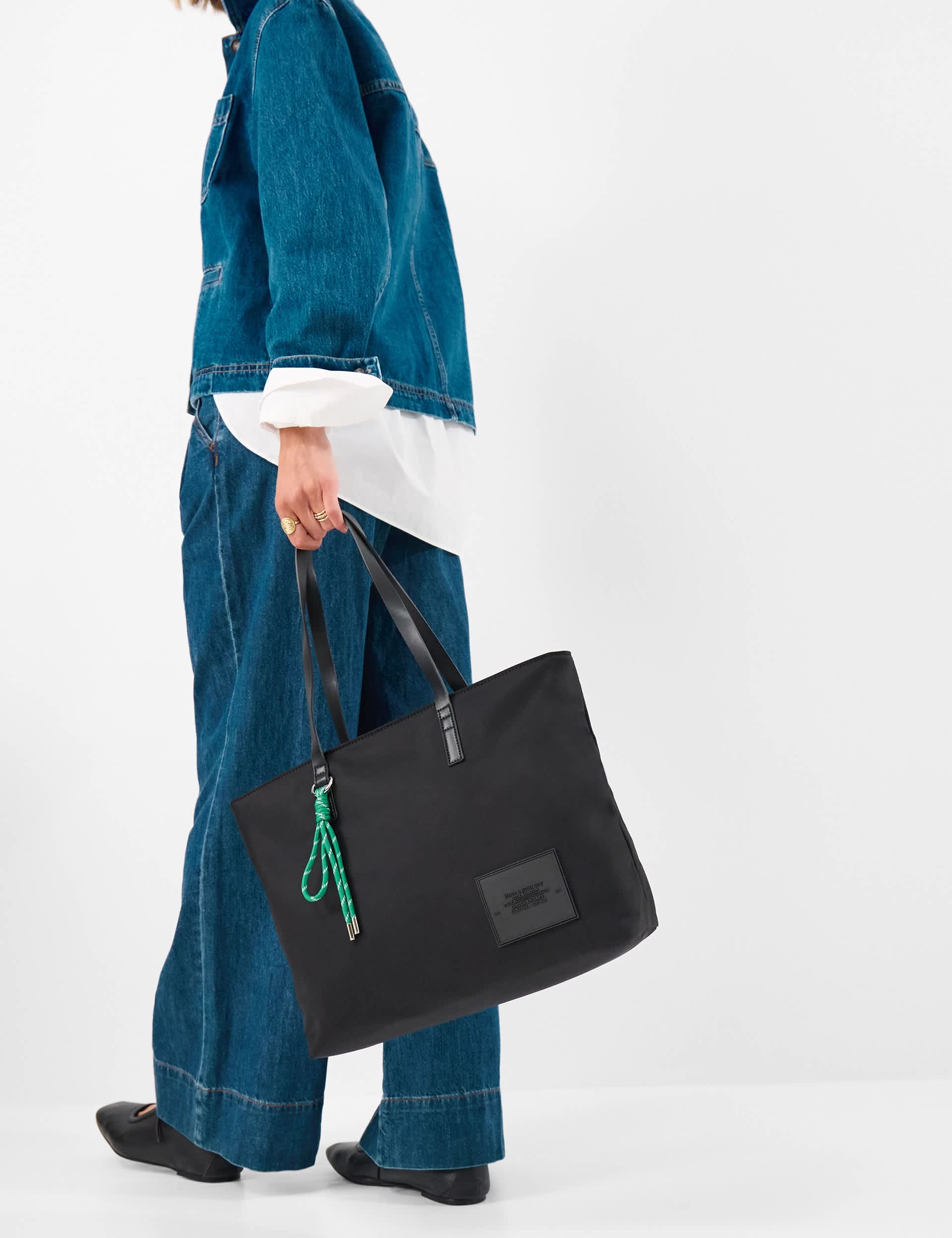 Accessorize nylon zip detail tote bag (British brand)
