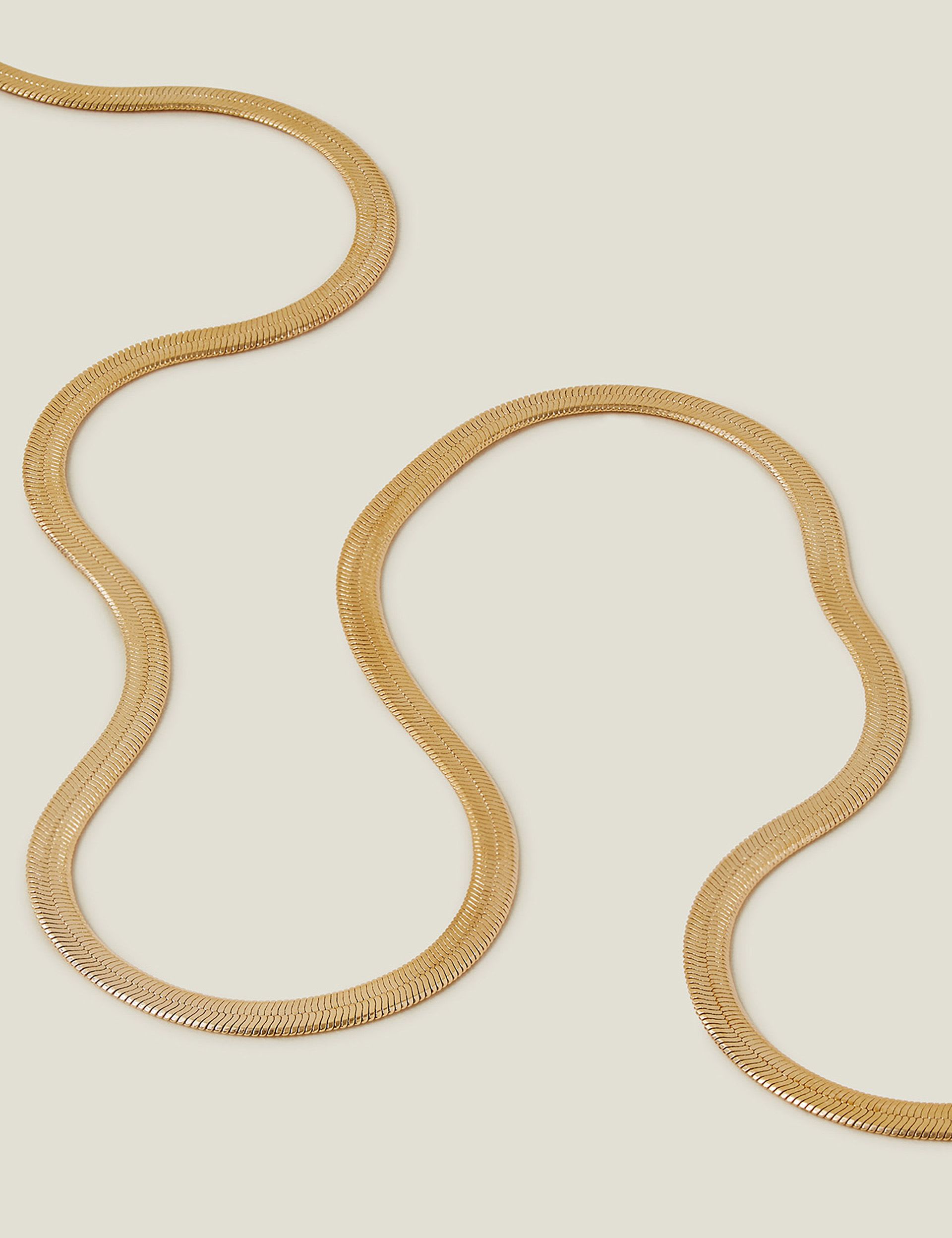 Accessorize gold plated chain necklace 40 cm - British product