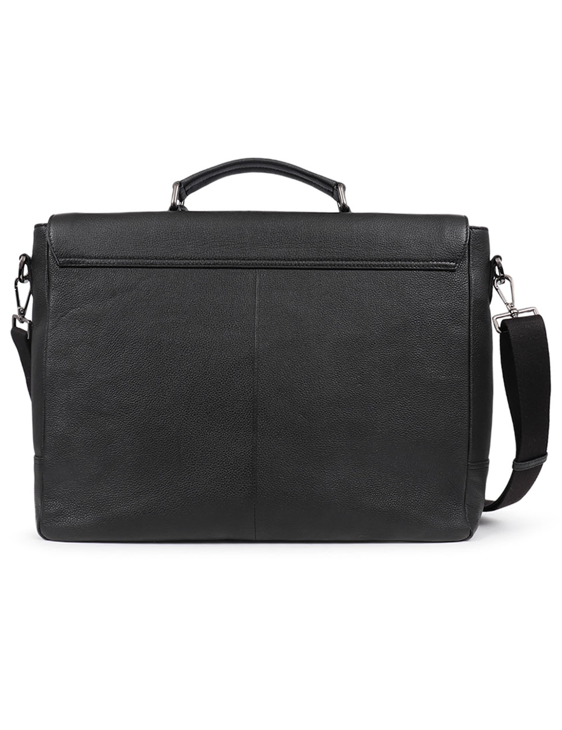 Jones Bootmaker leather briefcase with padded laptop compartment - British product