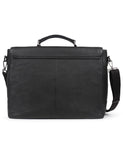 Jones Bootmaker leather briefcase with padded laptop compartment - British product
