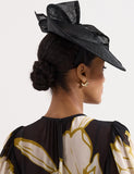 Phase Eight large bow fascinator in navy (British brand)
