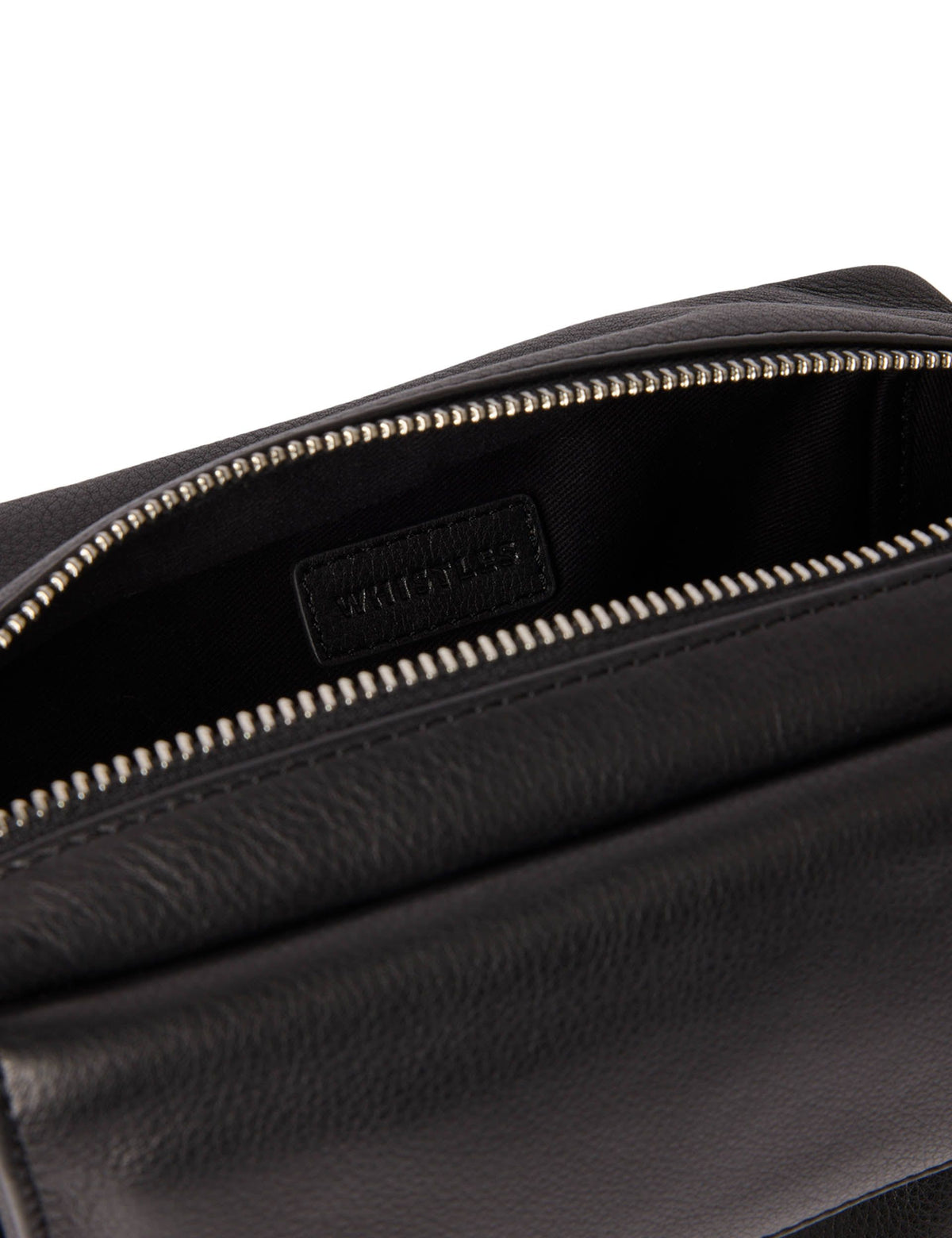 Whistles leather mini crossbody bag with adjustable strap - British product