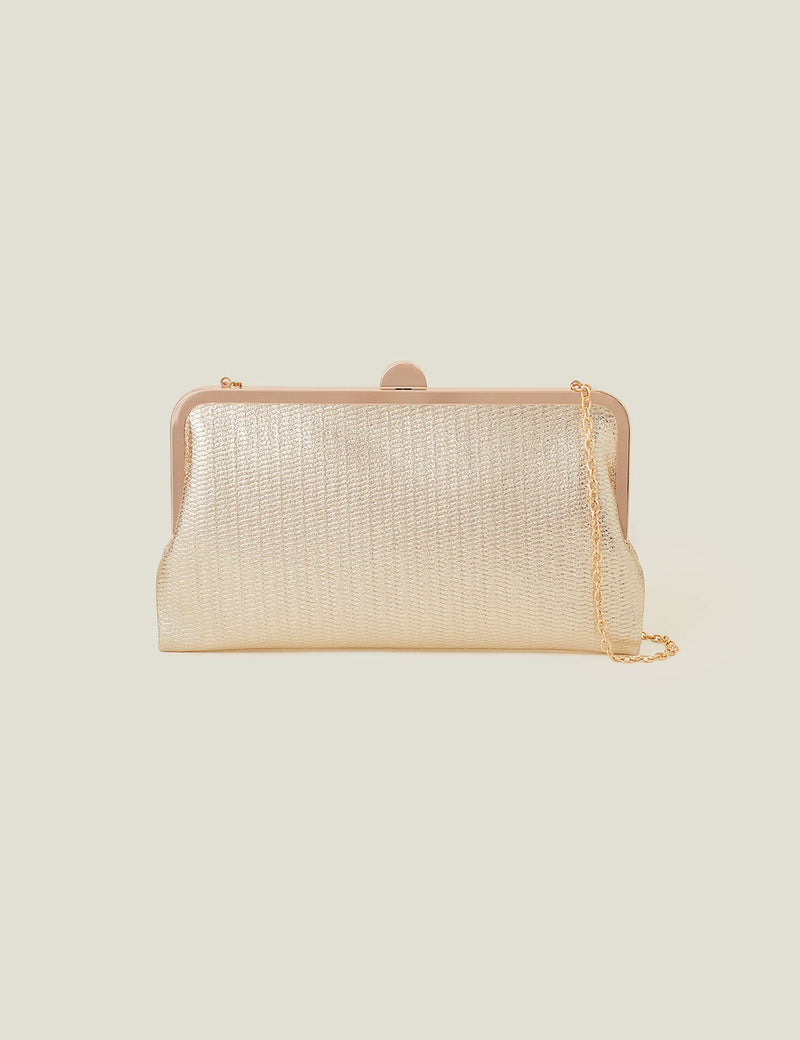 حقيبة يد معدنية بسلسلة من Accessorize