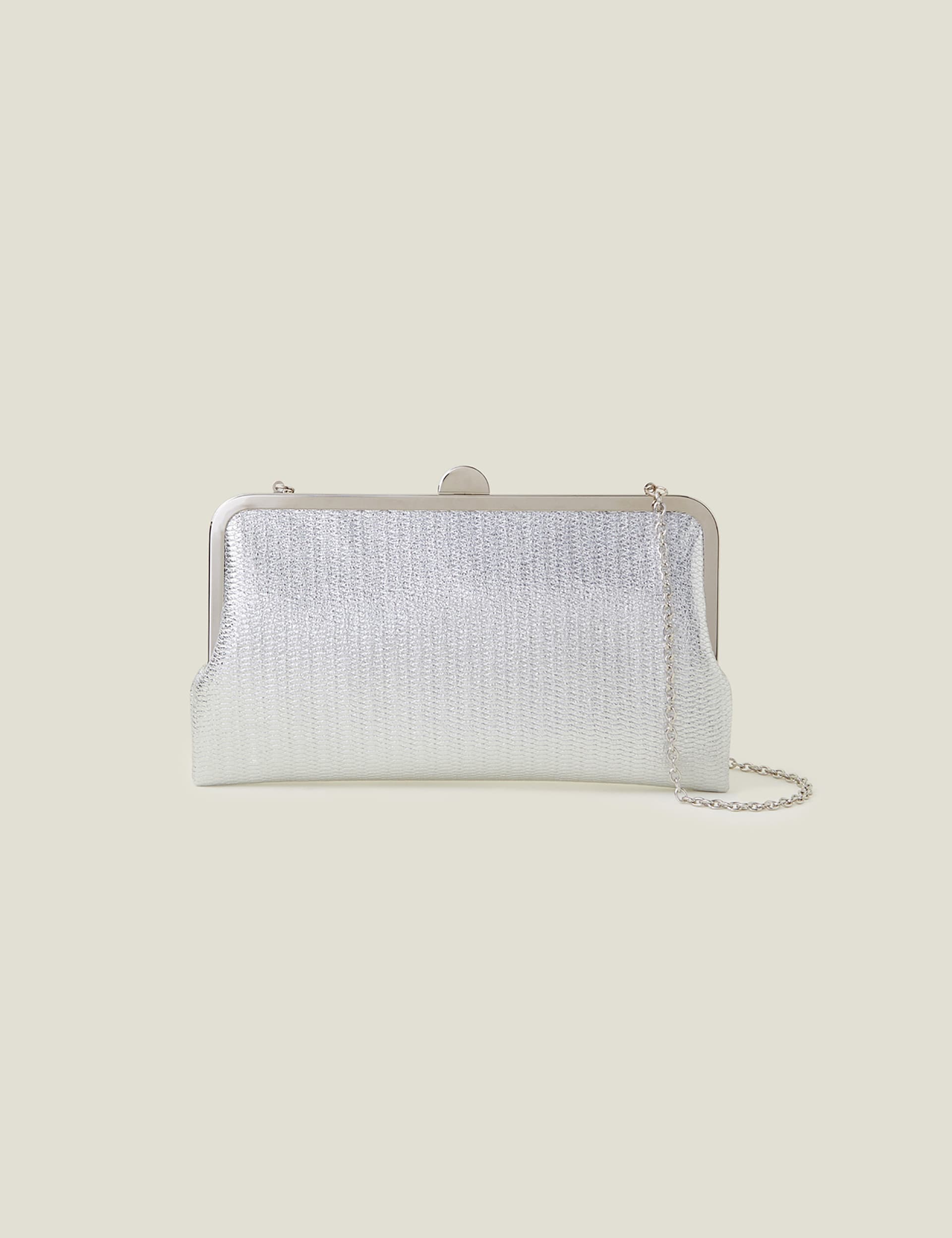 حقيبة يد معدنية بسلسلة من Accessorize (علامة تجارية بريطانية)