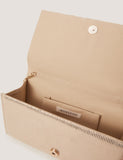 Monsoon metallic twist knot clutch bag, imported from the UK