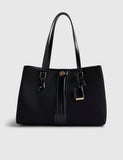 River Island Monogram Stripe Tote Bag (British brand)