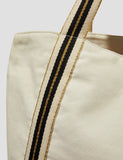 Monsoon striped cotton tote bag, imported from the UK