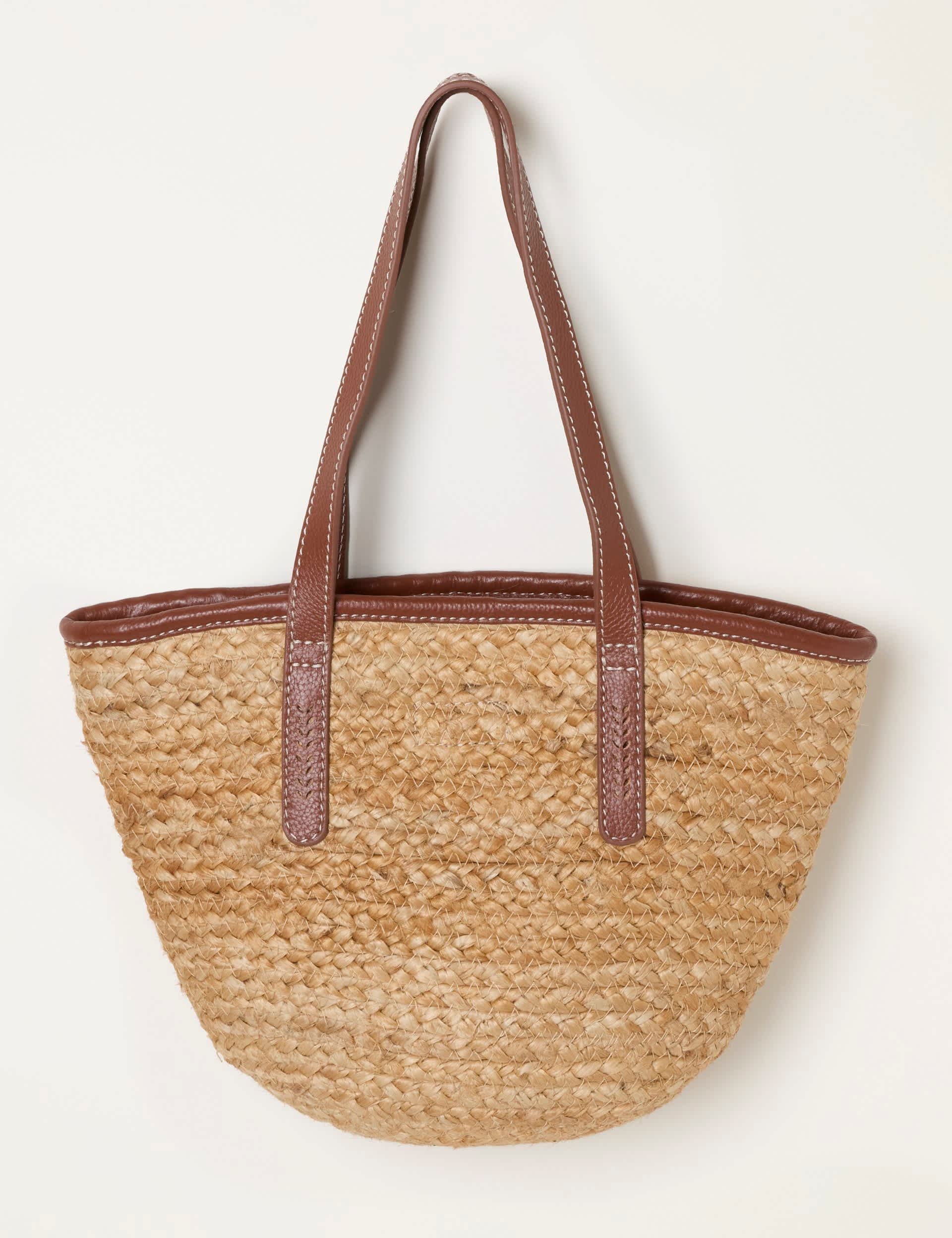 FatFace Raffia Mini Tote Bag