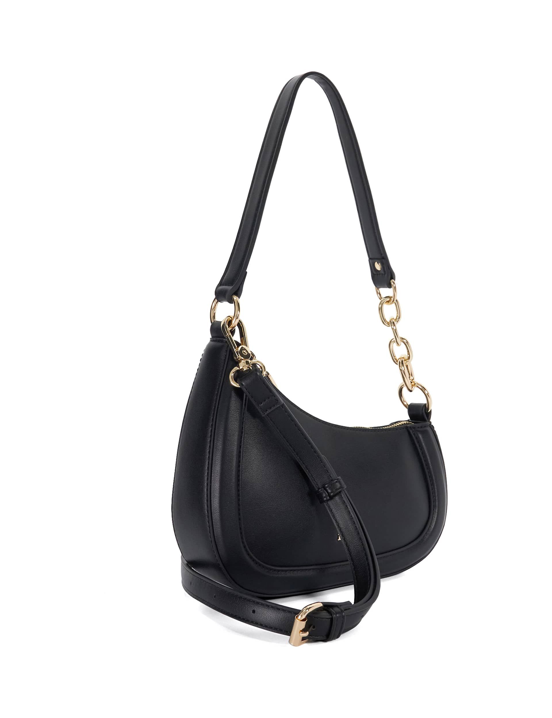 Dune London leather chain strap shoulder bag, imported from the UK