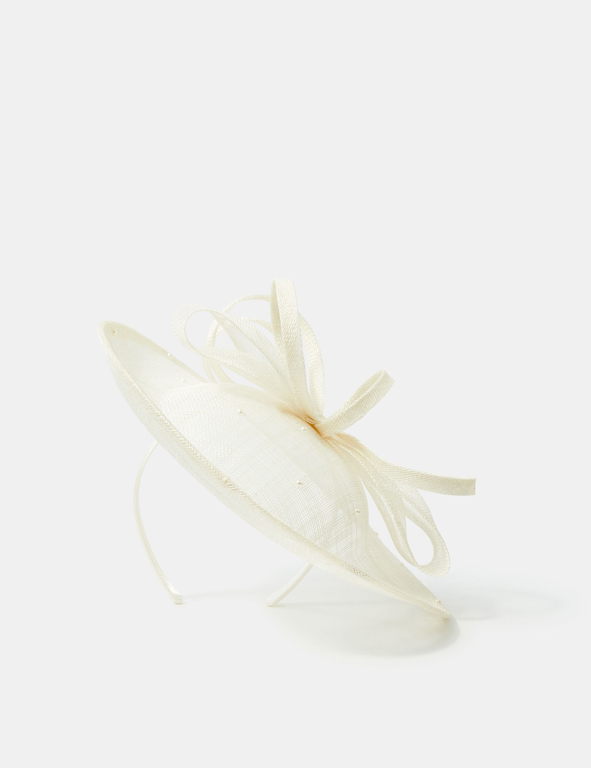 Accessorize bow pearl fascinator headpiece (British brand)