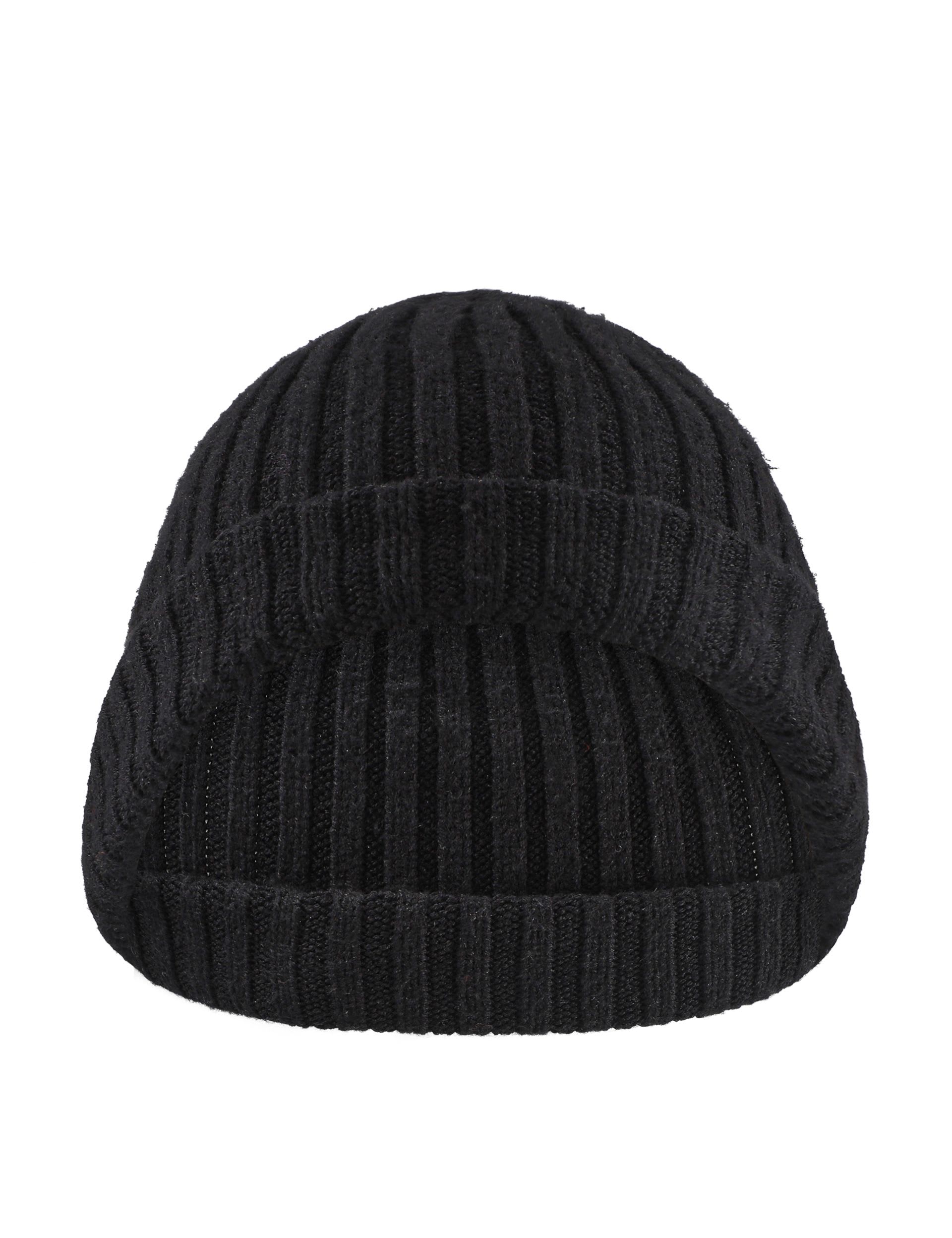 Rib Hat and Scarf Gift Set