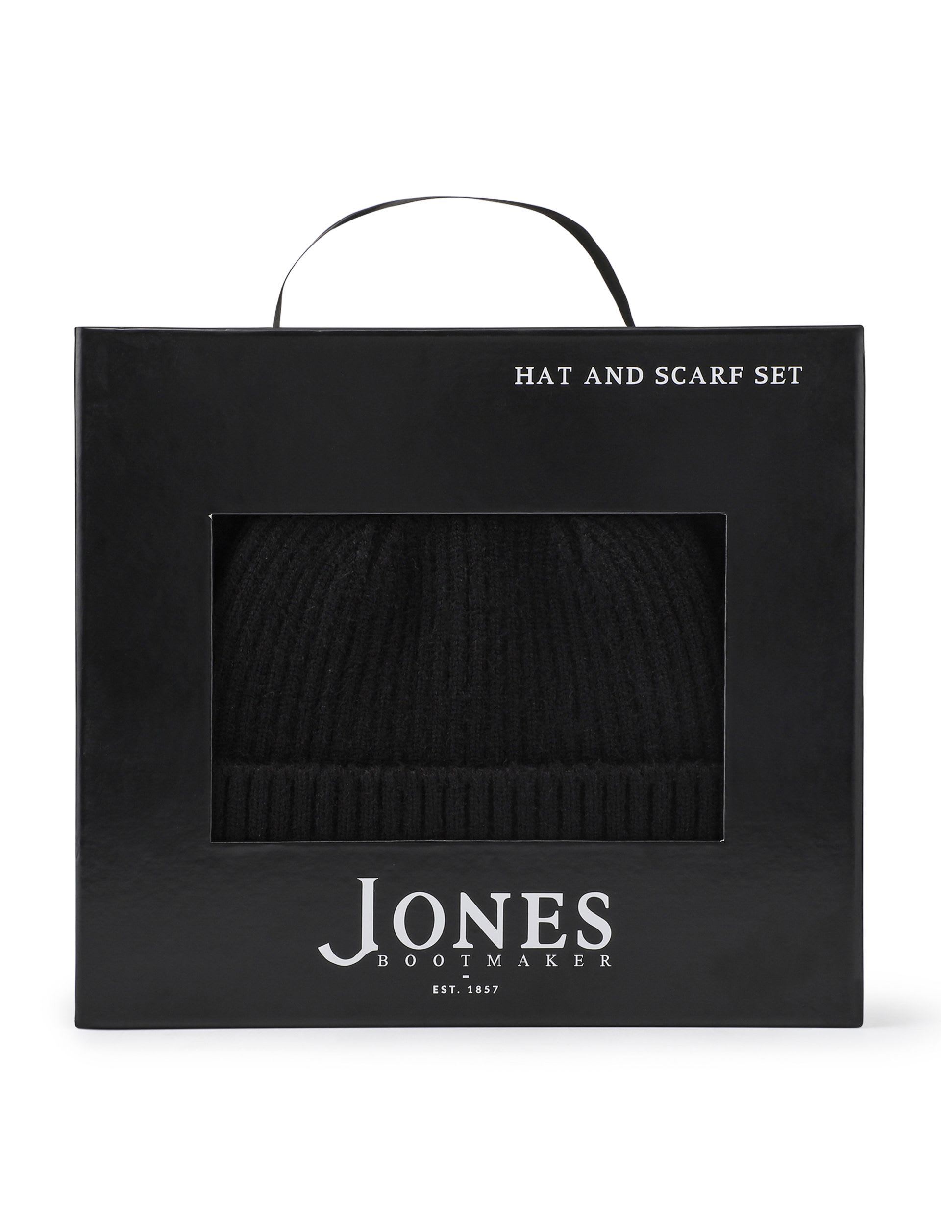 Rib Hat and Scarf Gift Set