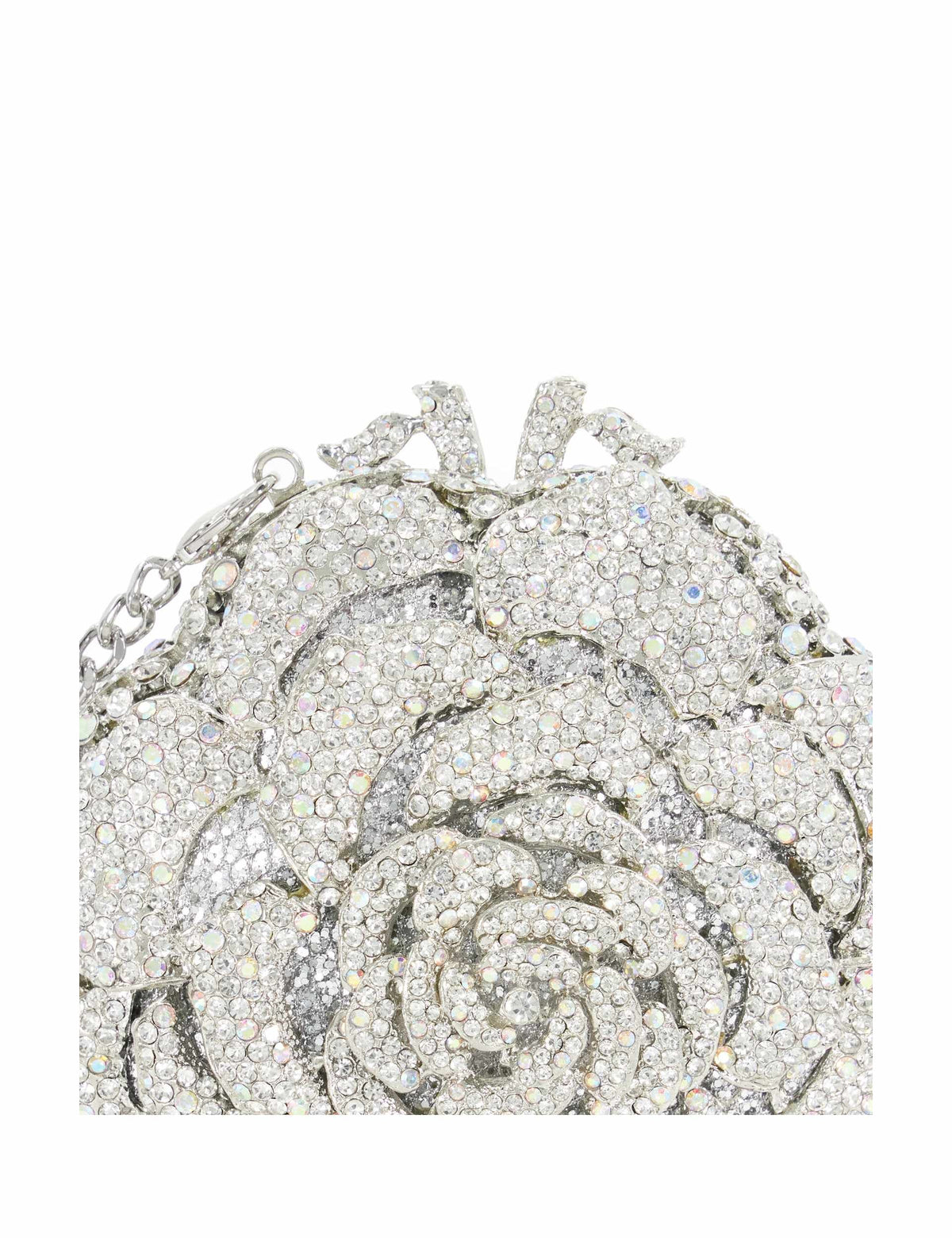 Dune London diamante flower chain strap clutch bag - British product