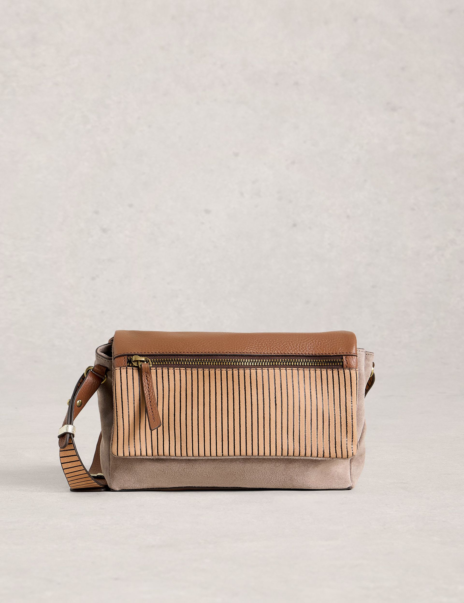 Sac bandoulière en cuir White Stuff