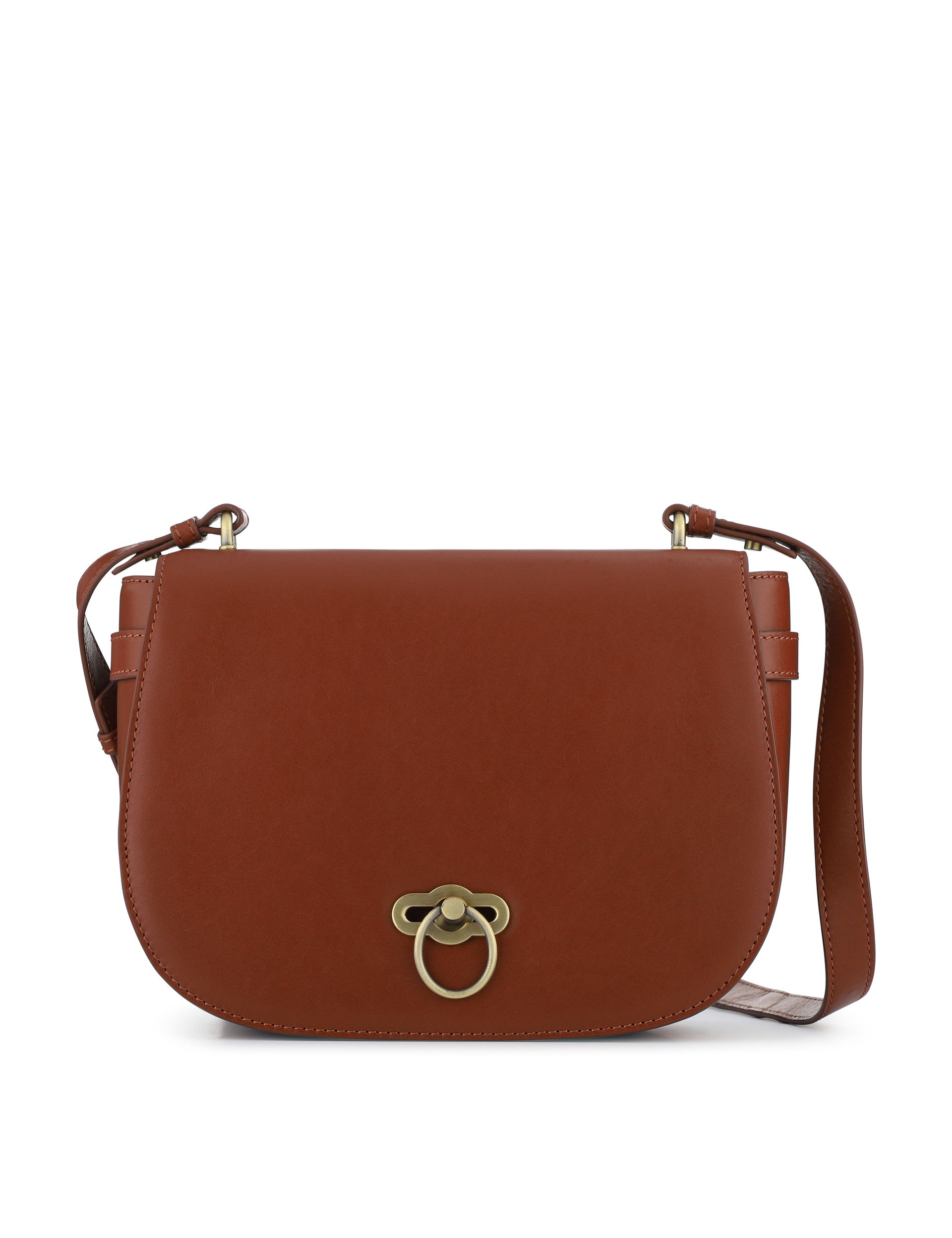 Jones Bootmaker Leather Croc Effect Cross Body Shoulder Bag