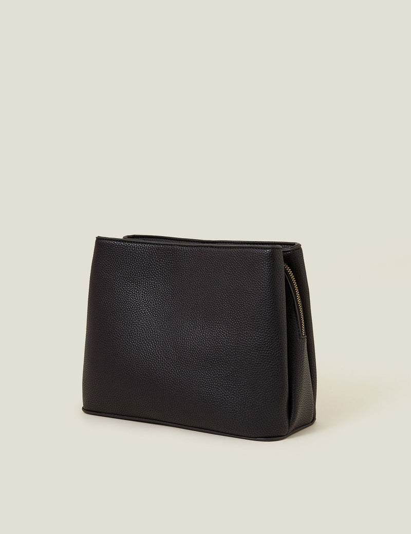 Accessorize cross body bag with zipped compartment (British brand)
