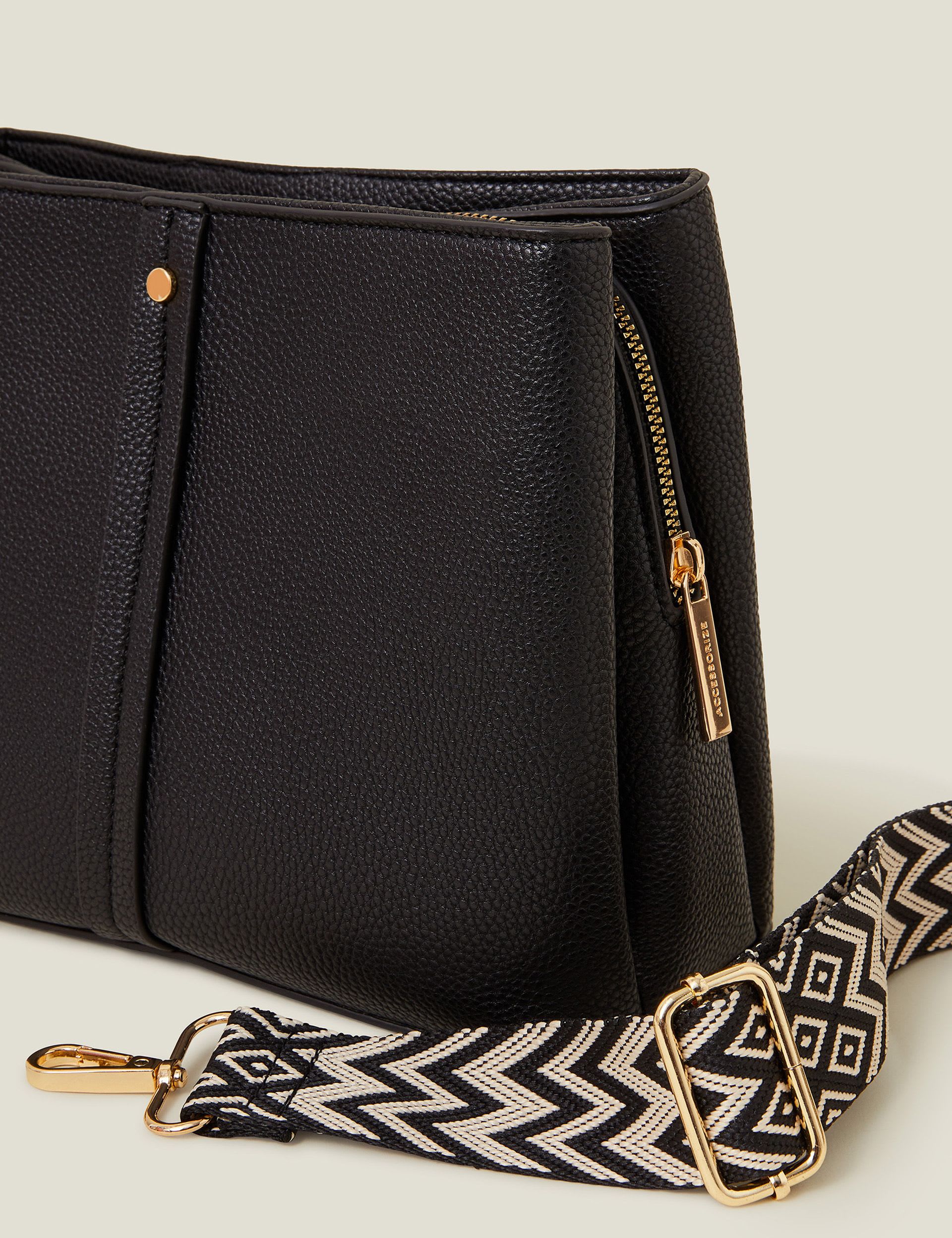 Accessorize cross body bag with zipped compartment (British brand)