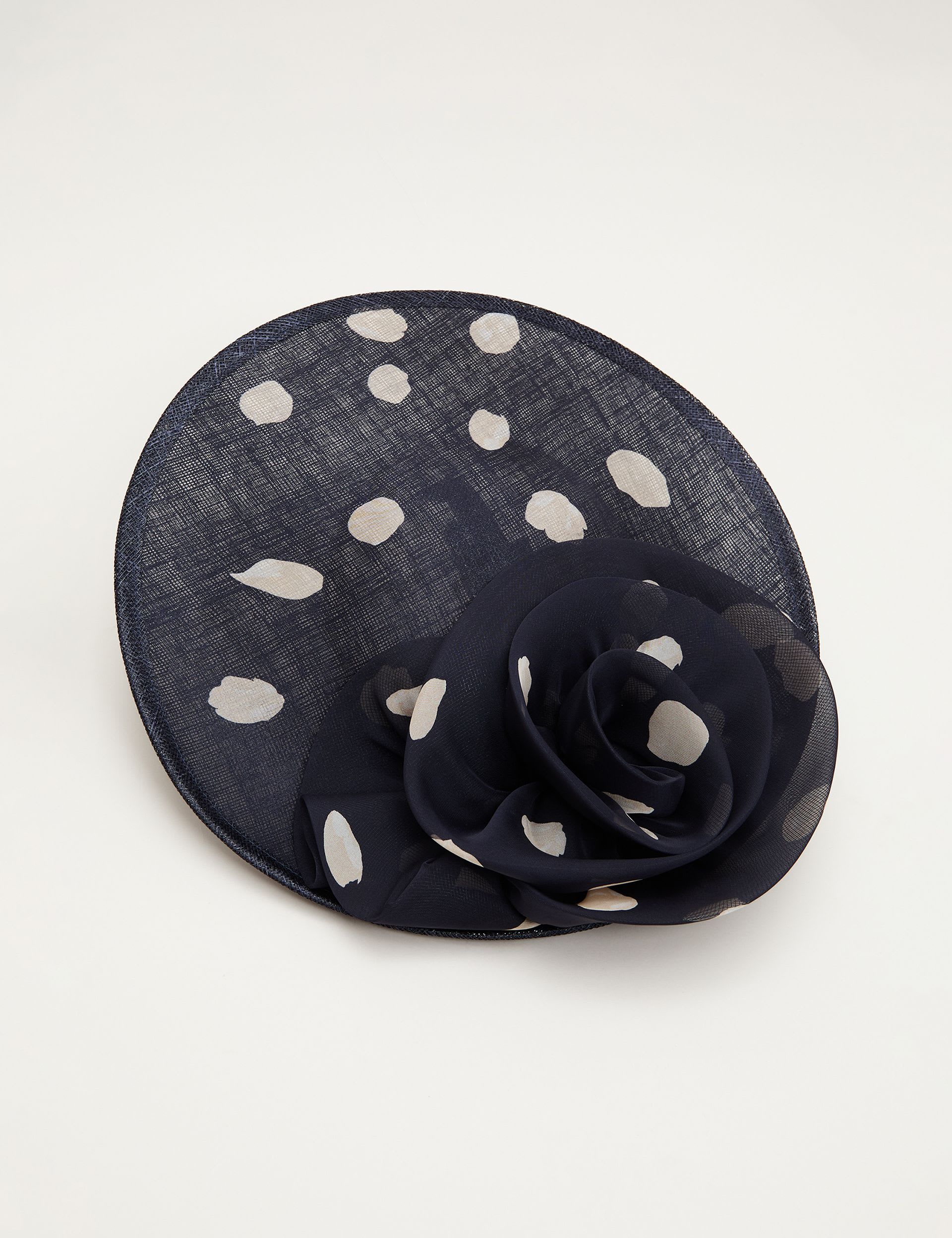 Phase Eight polka dot fascinator, imported from the UK
