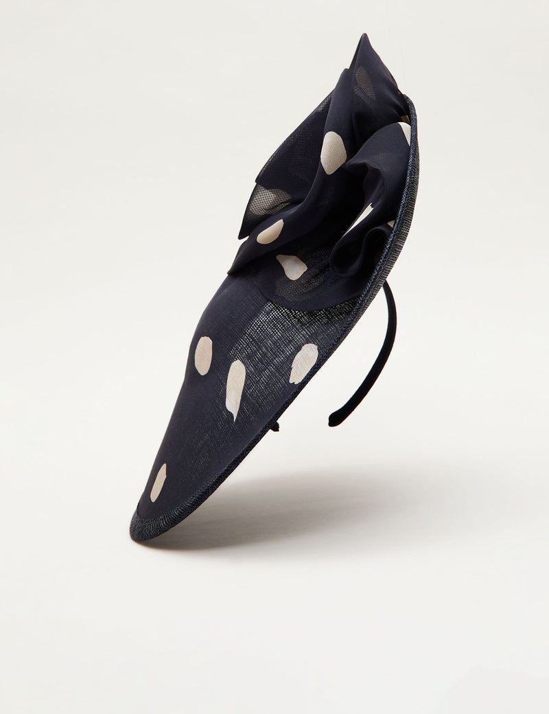 Phase Eight polka dot fascinator, imported from the UK