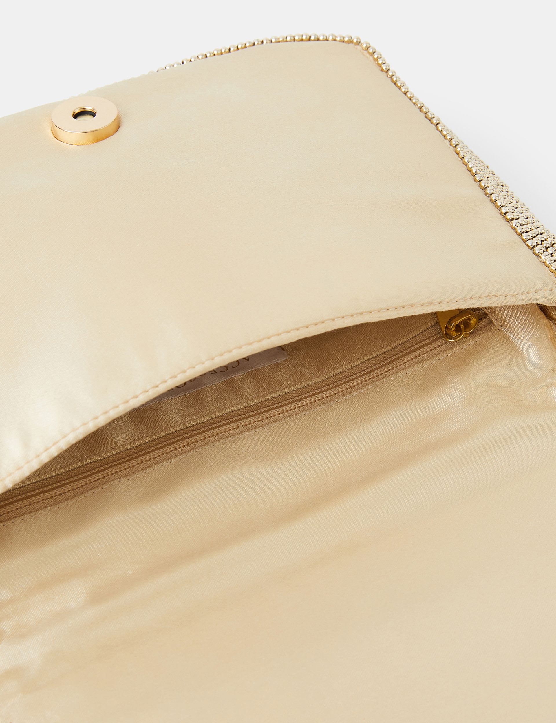 Accessorize geometric beaded clutch bag, imported from the UK
