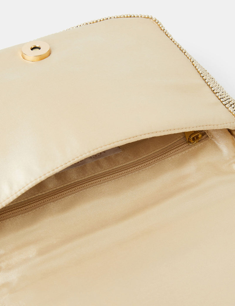 Accessorize geometric beaded clutch bag, imported from the UK