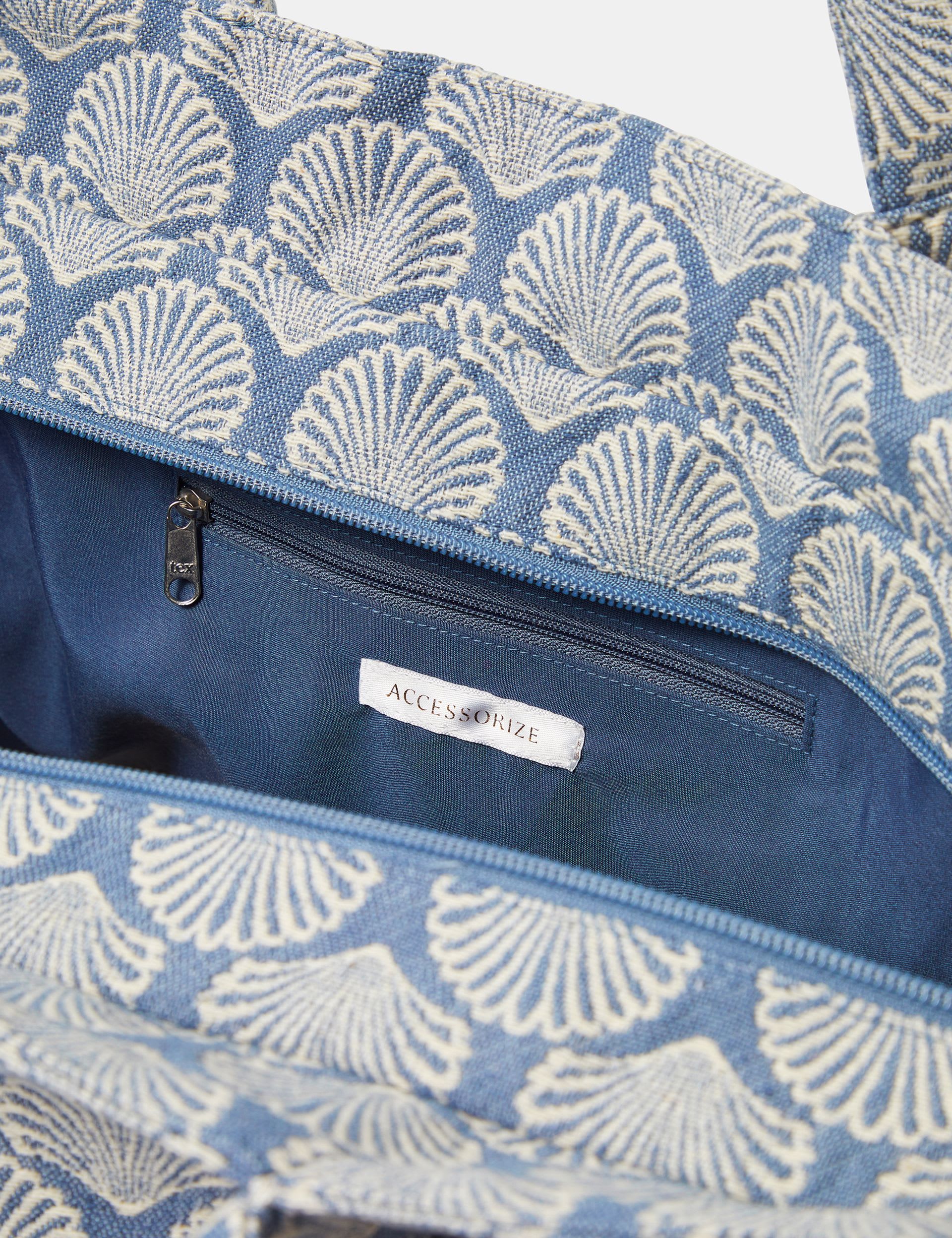 Accessorize pure cotton shell weekend bag, UK version