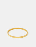 Accessorize gold tone stainless steel hinged bangle - British product